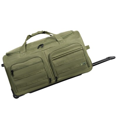 U.S. Army ROMEO 31" Polyester Telescoping Travel Duffel with Wheels, Tactical Green (USLROM31GRN)