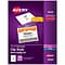 Avery Clip Style Laser/Inkjet Name Badge Kit, 3 x 4, Clear Holders with White Inserts, 50/Box (745