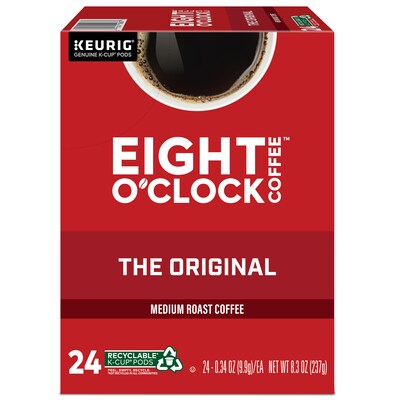 Eight O'Clock Original Blend Coffee Keurig® K-Cup® Pods, Medium Roast, 24/Box (6405)