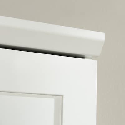 Sauder HomePlus 71"H Storage Cabinet with 5 Shelves, Soft White (443281)