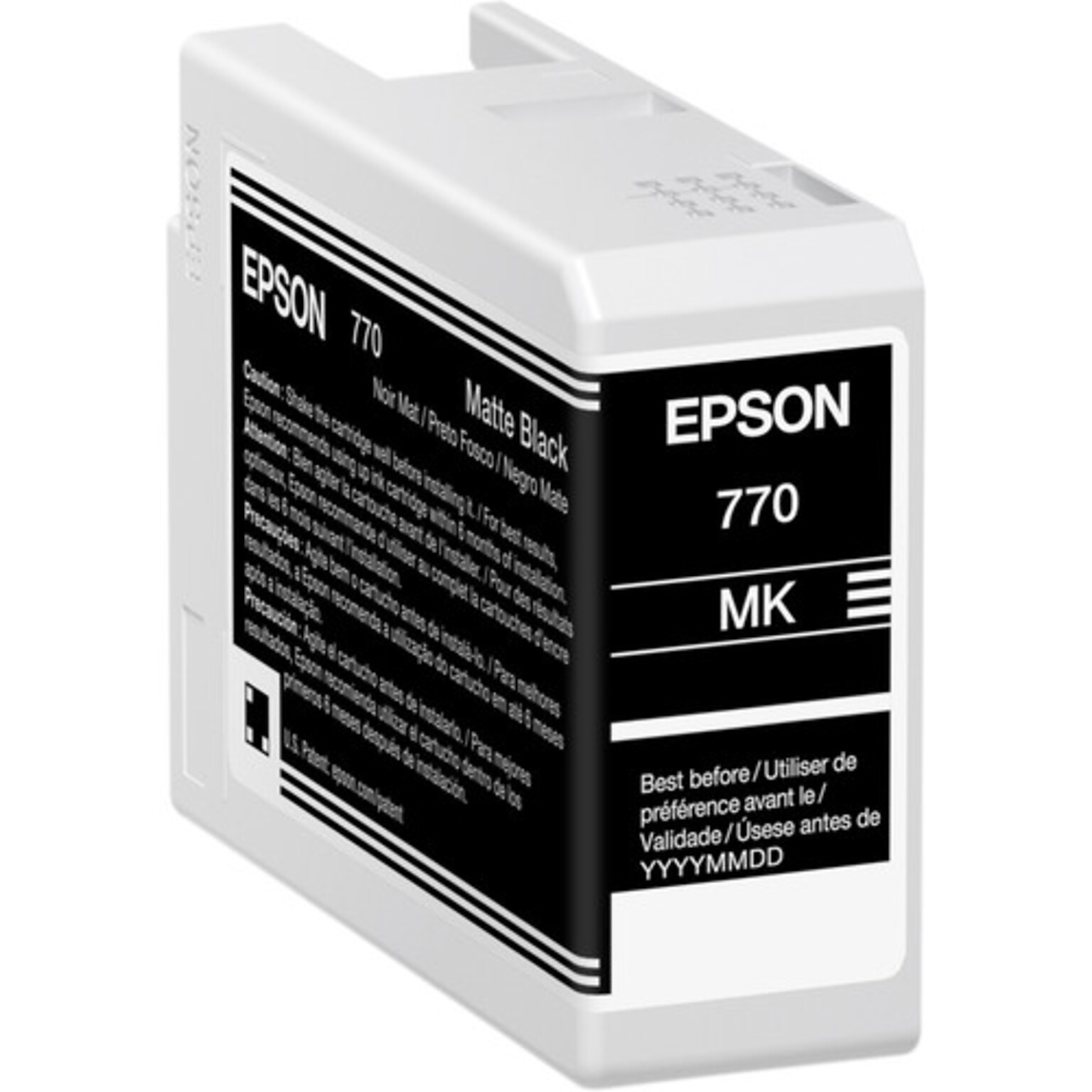 Epson T770 Ink Black Matte Standard Yield Ink Cartridge (T770820)