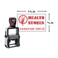 Custom 2000 Plus® PrintPro™ 2100 Heavy Duty Self-Inking Stamp, 15/16 x 1-9/16