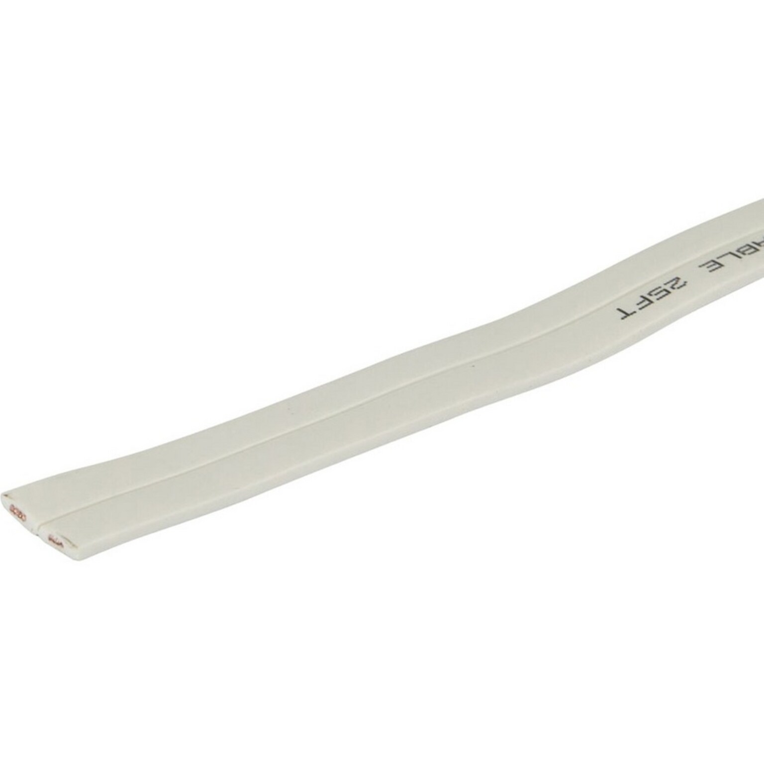 Monoprice Planate 100 ft. Flat Speaker Wire, 16AWG, white (11936)