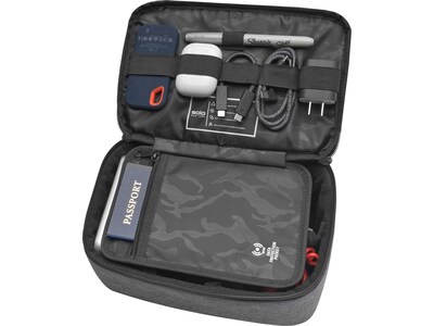 Solo New York Bridge RFID Polyester Travel Technology Case, Gray (UBN293-4/10)