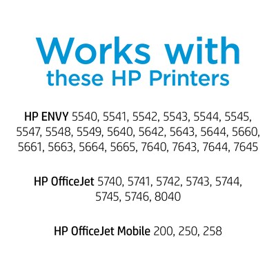 HP 62 Tri-Color Standard Yield Ink Cartridge, Prints Up to 165 Pages (C2P06AN#140)
