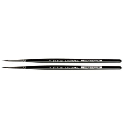 da Vinci CASANEO Mixed Media Synthetic Bristle, Round Brush, 2/Pack (DVXVA55982-2)