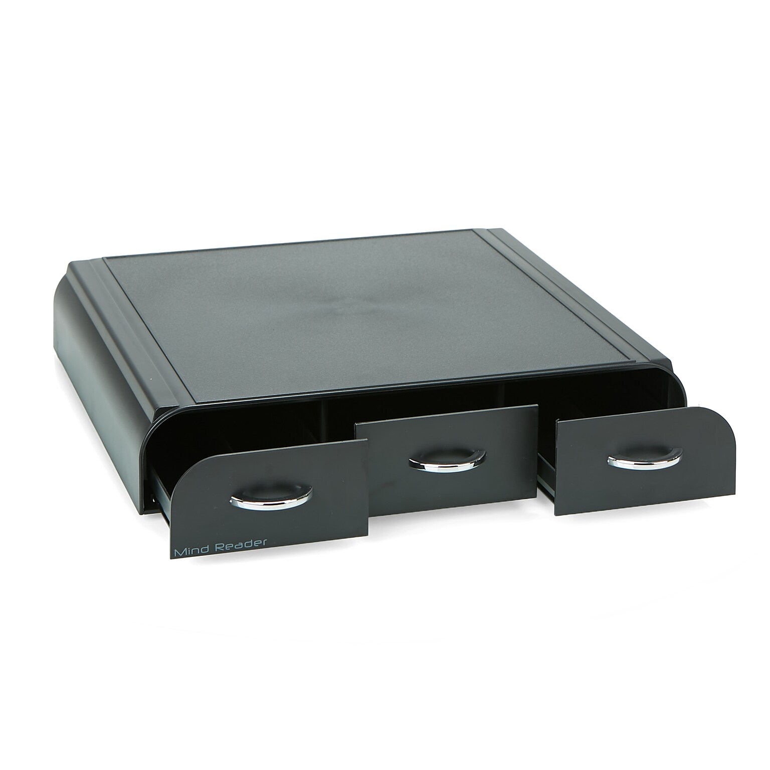 Mind Reader Plastic Coffee Pod Organizer Drawer, 36 Pod Capacity, Black (TRY3PC-BLK)