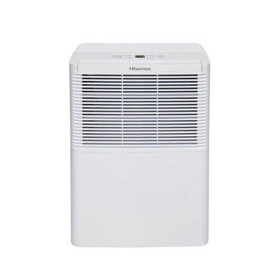 Hisense Energy Star 25-Pint Portable Dehumidifier, Single Speed, Covers up to 1,500 sq. ft., White (ADH25K26)
