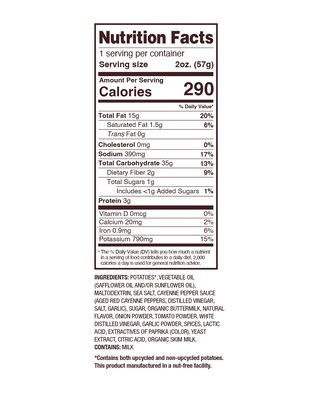 Uglies Gluten-Free Buffalo Ranch Kettle Potato Chips, 2 oz., 24 Bags/Carton (26181)