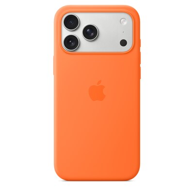 Apple Silicone MagSafe Phone Case for iPhone 17 Pro Max, Orange (MGFL4ZM/A)