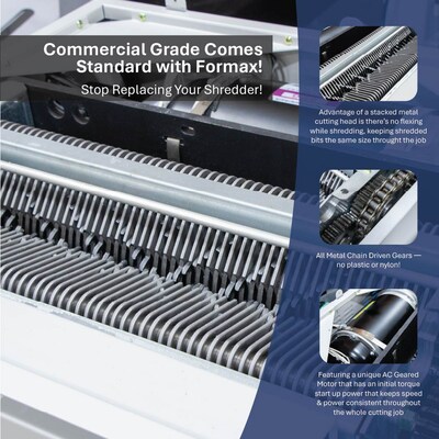Formax OnSite 8652CC 32-Sheet Cross-Cut Commercial Shredder (FD 8652CC)