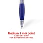 Staples® Retractable Ballpoint Pens, Medium Point, 1.0mm, Blue, 12/Pack (50794)