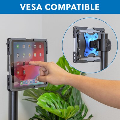 Mount-It! Adjustable Universal Anti-Theft iPad Tablet Wall Mount, 9.7" to 13", Black (MI-3882BLK)