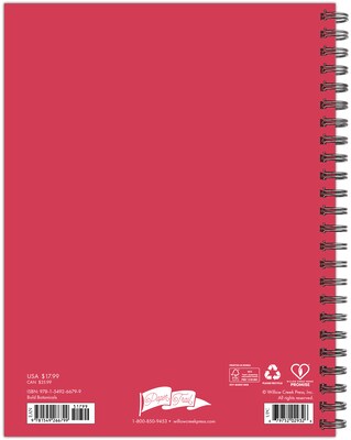 2027 Willow Creek Bold Botanicals 6.5 x 8.5 Calendar Year Weekly & Monthly Standard Planner, Assorted Colors (66799)