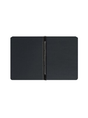 Smead Premium Pressboard 2-Prong Report Cover, Letter Size, Black, 25/Box (81151)