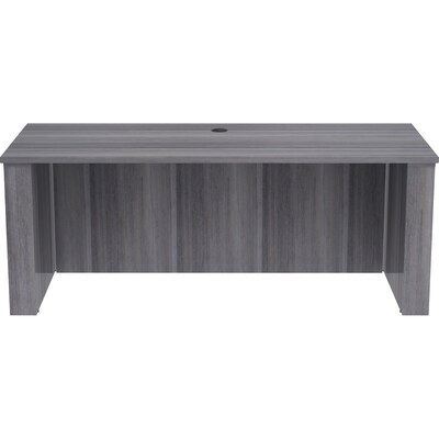 Lorell Essentials Series 72W Electric Adjustable Standing Desk, Weathered Charcoal (LLR69578)