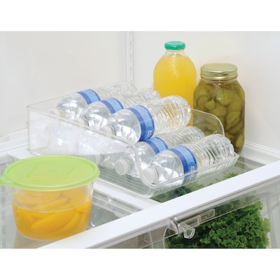 iDESIGN Plastic Stackable Water Bottle Holder, Clear (70036)