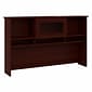 Bush Furniture 60"W Desktop Hutch, Cherry (WC31431)