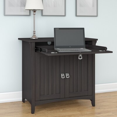 Bush Furniture Salinas 32" Table Desk, Vintage Black (SAS432VB-03)