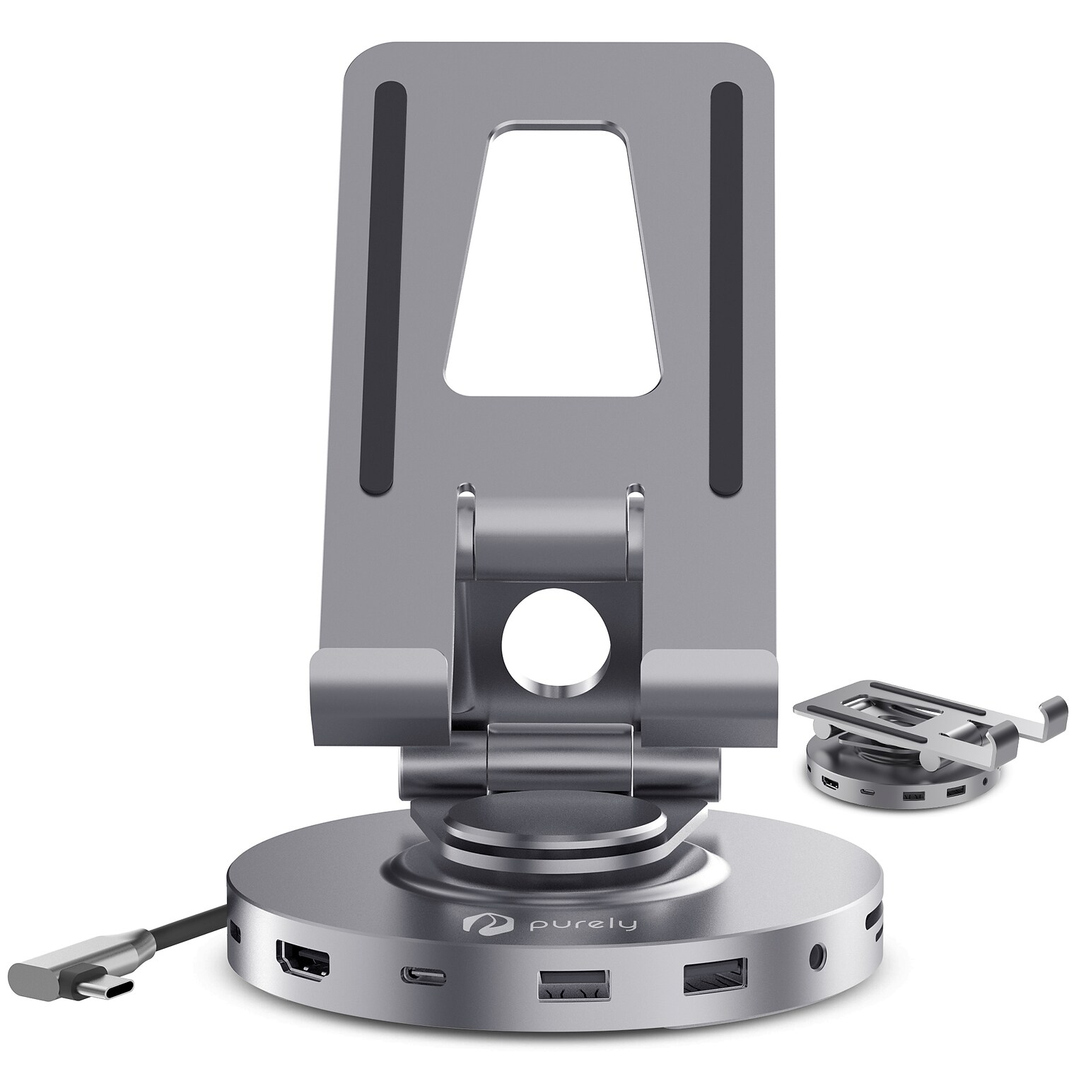 Purely L135 Docking Station for Devices up to 13, Silver (PDSL135)