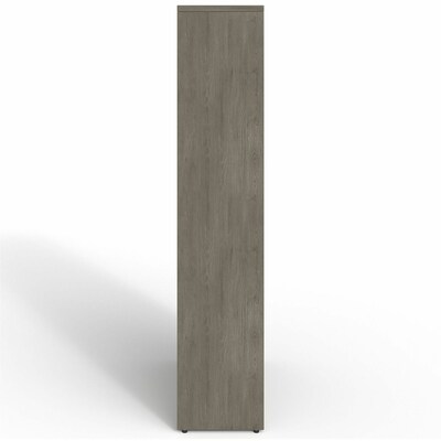 Lorell Prominence 2.0 69" 5-Shelf Bookcase with Adjustable-Shelves, Gray Elm Laminate (LLRPBK3469GE)