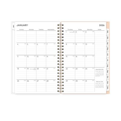 2026 Blue Sky Natalya 5" x 8"  Weekly & Monthly Planner, Plastic Cover, Multicolored (148769-26)