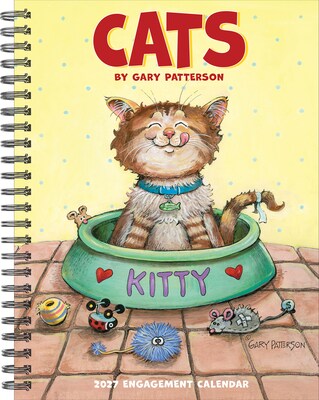 2027 Willow Creek Cats by Gary Patterson 6.5 x 8.5 Weekly & Monthly Desk Calendar (64368)