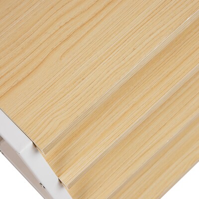 Mind Reader 4-Tier Metal Front Loading Letter Tray, Letter/Legal Size, White (DESHELV4-WHT)