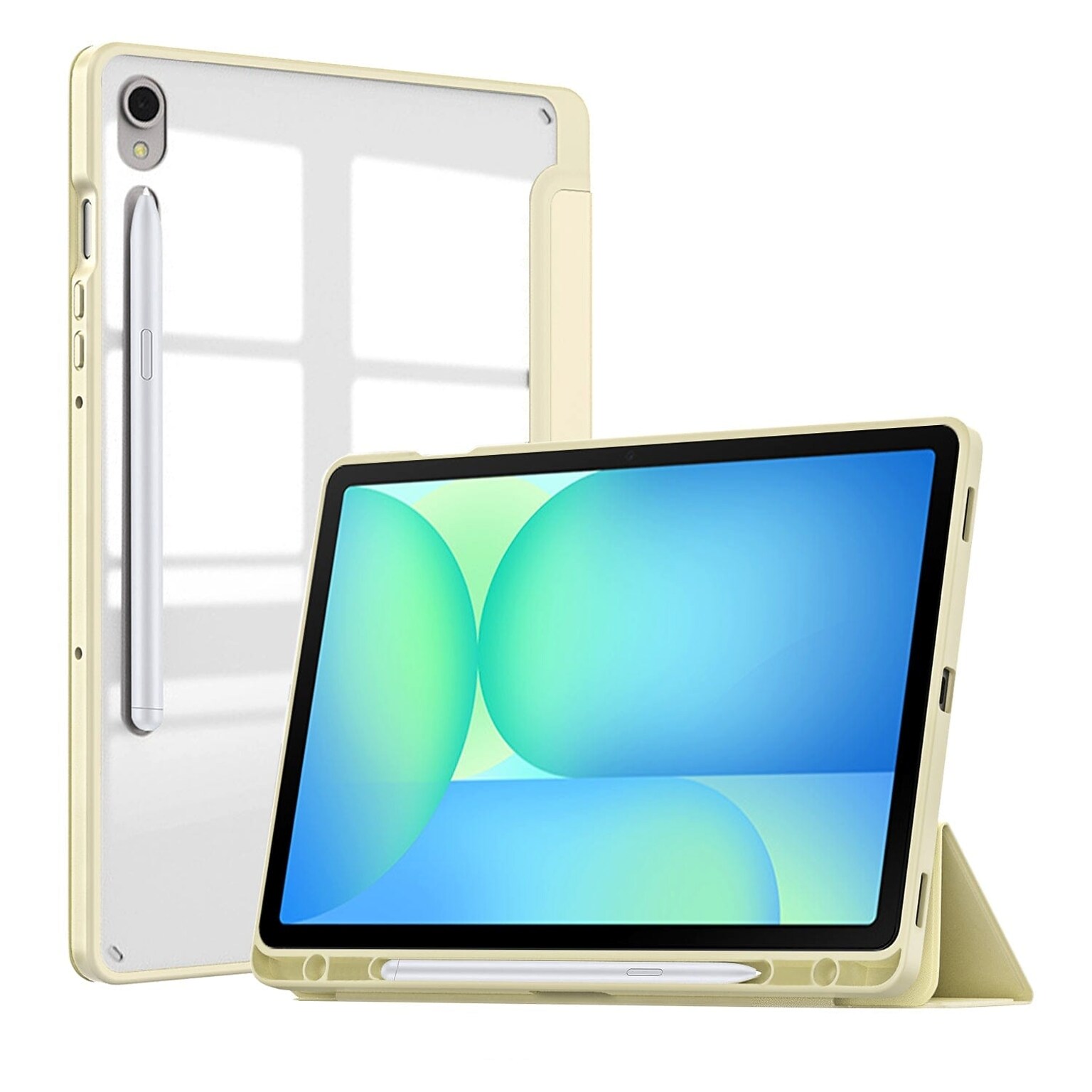 SaharaCase Venture Series Folio Case for Galaxy Tab S10 Lite (2025) and Galaxy Tab S10 FE, Beige (TB00462)