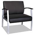 Alera® metaLounge Series Fixed Arm Polyurethane Computer and Desk Chair, Black (ALEML2219)