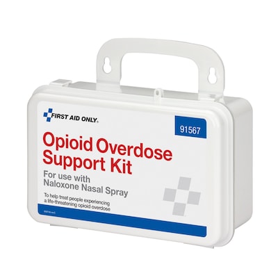 First Aid Only 12-Piece Opioid Overdose Emergency Preparedness Kit, 6 Kits/Carton (91567)