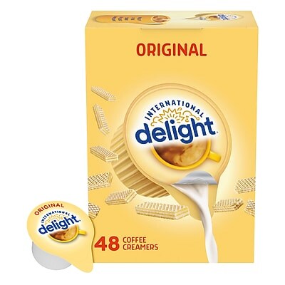 International Delight Singles Original Liquid Creamer, 0.30 oz., 48/Box (146230)