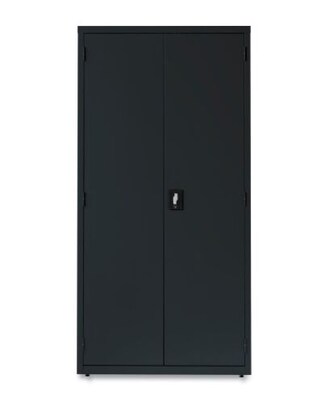 OIF 72H Steel Storage Cabinet with 5 Shelves, Black (CM7218BK)