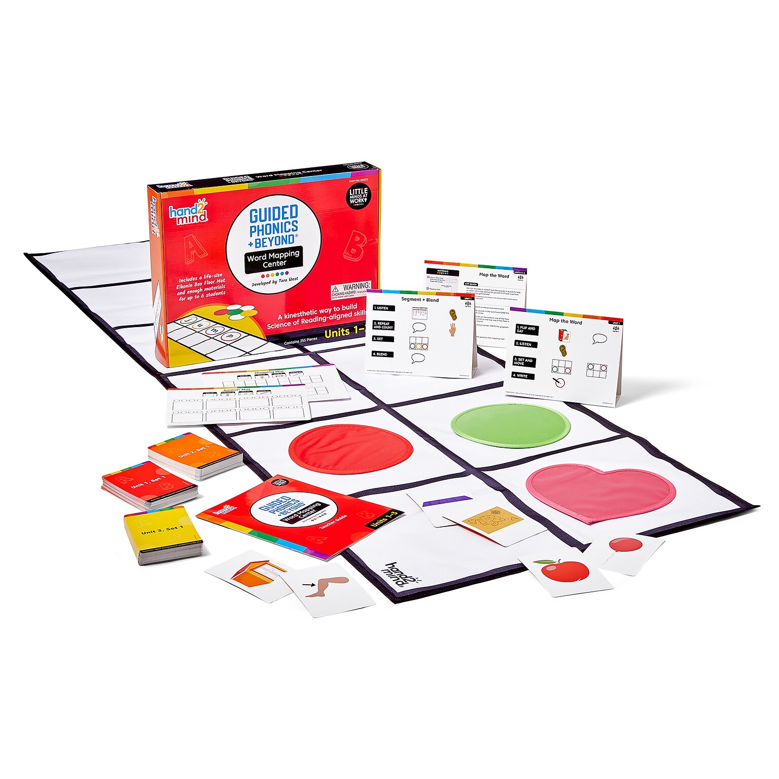 hand2mind Guided Phonics + Beyond Word Mapping Center, Units 1-3 (96970)