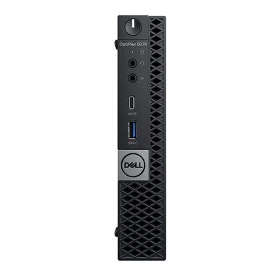 Dell OptiPlex 5070 Refurbished Micro Desktop, Intel Core i5-9500T, 16GB Memory, 256GB SSD
