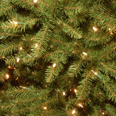 National Tree Company Dunhill Fir Artificial Christmas Tree, 6.5 ft., Clear Lights (DUSLH1-65LO)