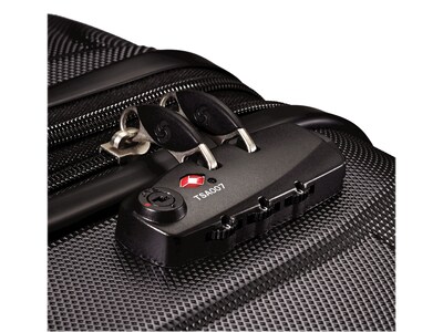Samsonite Omni PC Polycarbonate 4-Wheel Spinner Luggage, Black (68310-1041)