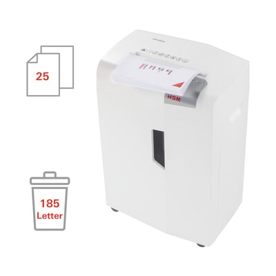 HSM Shredstar 25-Sheet Strip Cut Multi-Media Shredder (1031w)