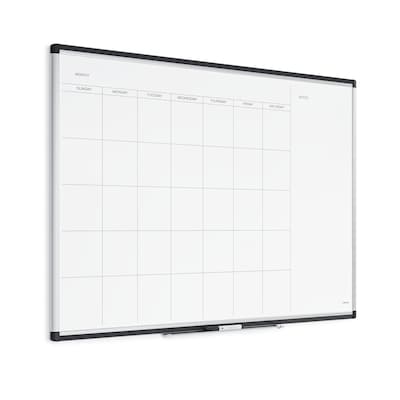 U Brands PINIT Steel Dry-Erase Whiteboard, Aluminum Frame, 4 x 3 (2903U00-01)