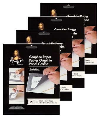 Mona Lisa Graphite Paper black [Pack of 4](PK4-0010749)