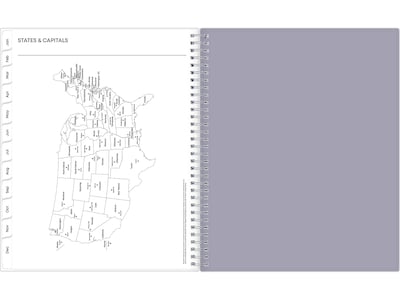 2025 Blue Sky Laila 8.5" x 11" Weekly & Monthly Planner, Plastic Cover, Multicolor (137273-25)