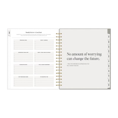 2026 Blue Sky The Everygirl Rue 8" x 10" Calendar Year Daily & Monthly Planner, Plastic Cover, Olive (152789)
