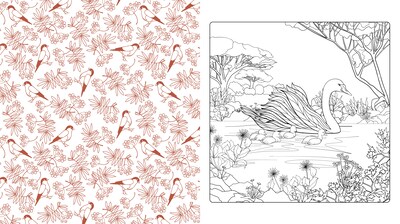Quarto Beautiful Nature Coloring Book, 128 Pages (9780785843382)
