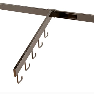 Nahanco Rectangular Tubing 5-Hook Waterfall, Chrome (RH5H)