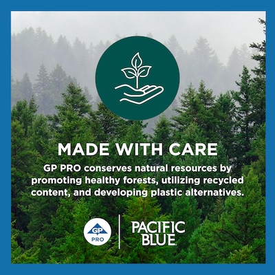 Pacific Blue Basic Recycled Multifold Paper Towel, 1-Ply, 250 Sheets/Pack, 16 Packs/Carton (23304)