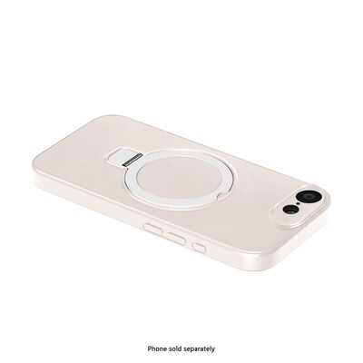 SaharaCase Venture Series Silicone Phone Case for iPhone 16e, Shock Absorbing, Fossil White (CP00815)