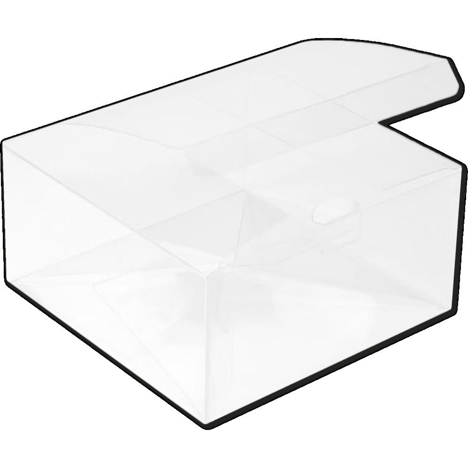 JAM Paper Pop & Lock Top Clear Gift Boxes, 5 7/8 x 5 7/8 x 3, 25/pack (CB-PLB203)