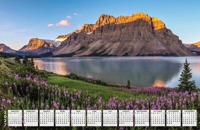 2027 House of Doolittle Scenic 24 x 37 Yearly Dry Erase Wall Calendar (3980-27)