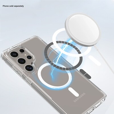 SaharaCase Venture Wallet Case for Galaxy S25 Ultra, Shock Absorbing, Clear/Desert Brown (CP00775)