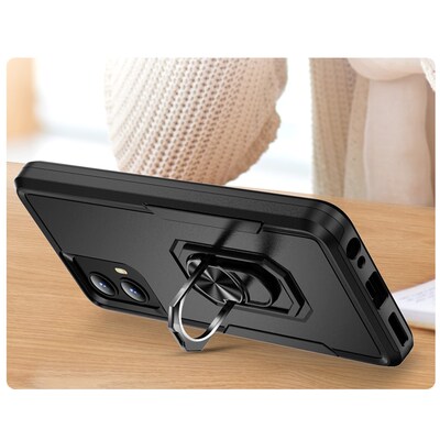 SaharaCase Raider Series Rugged Case for Motorola G 5G (2024), Shock Absorbing, Scorpion Black (CP00567)